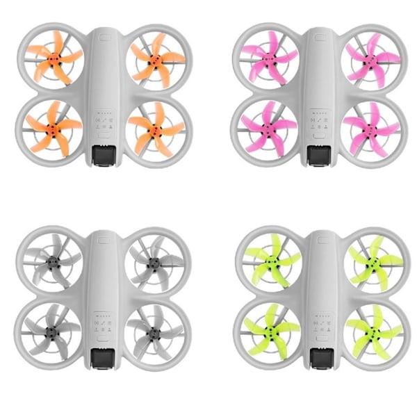 Tillbehör för obemannade flygfarkoster med 5 färgade propellrar cirkulära blad för DJI Neo K6R7 green Two pair