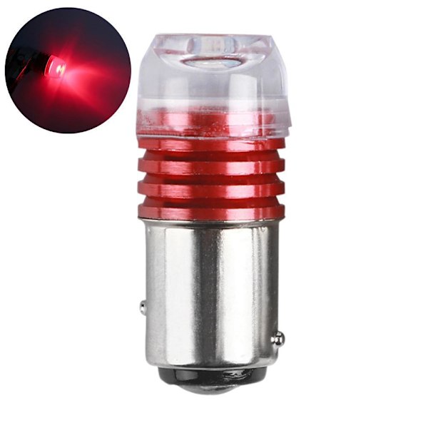 1/1156 Ba15s 1157 Bay15d Röd Stroboskoplampa 5730 12v Bakljus Blinkande Glödlampa Bromssignal Blinkers B9 2LED Red One size