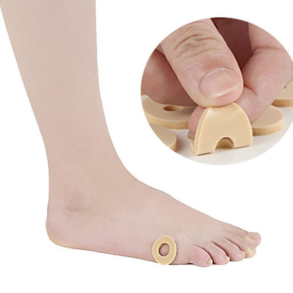 Gel Silikon Majskudde Omedelbara Pads Plåster Skor Patch Smärtlindring Fot U.K- u 15pcs