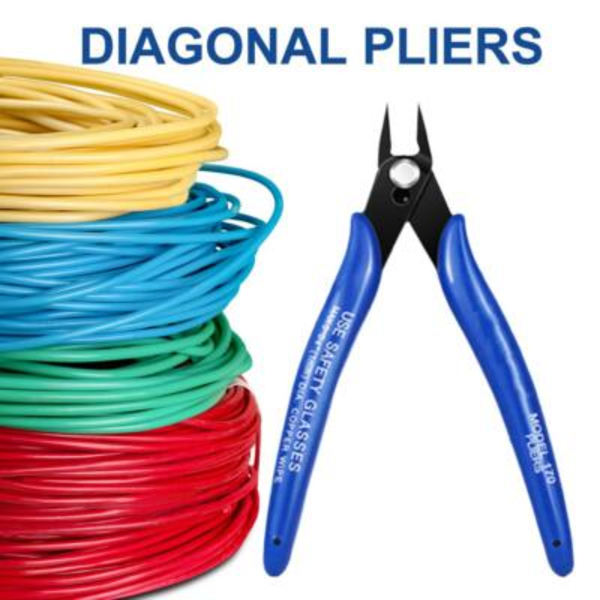 1 st Elektrisk kabel- och trådskärare Sidavbitare Tång Verktyg