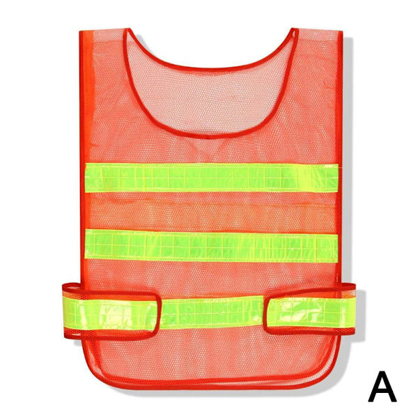 Reflexväst Löpning Säkerhetsvästar Jogging Cykel Kvällssport H red One size