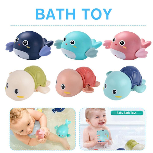 Sommar Baby Badleksak Badsaker För Baby Kedja Simleksaker F Green 1pcs