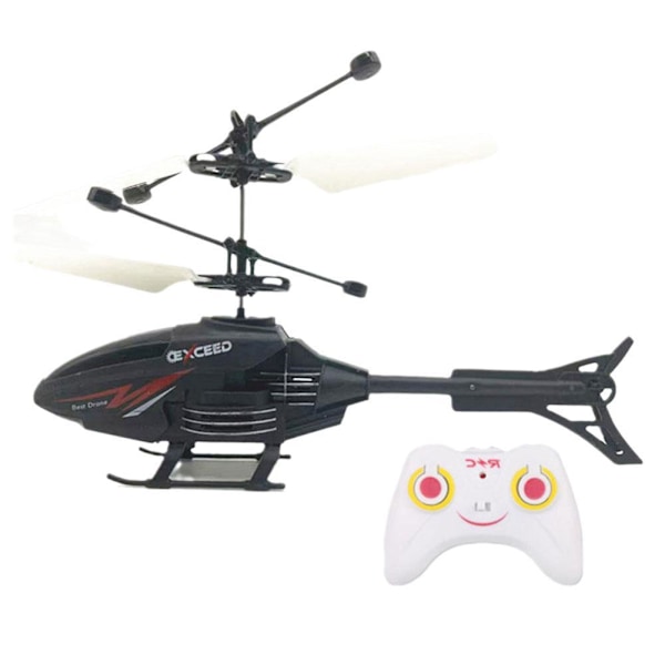 Fjärrkontroll Induktionshelikopter Med Fjärrkontroll Kan Accelerera Hängande Flygande Leksak Lämplig För Interaktiva Flygleksaker white with Remote control