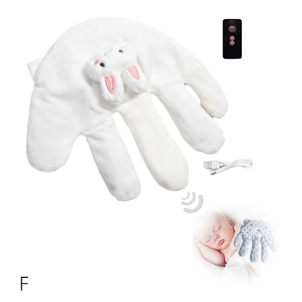 Lugnande Elektrisk Klappande Handflata Automatisk Mjuk Klappande Baby Leksak T3T3 rabbit  one