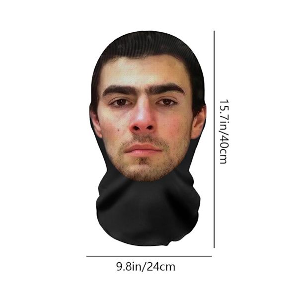 Cosplay Huvudbonad Hiphop Balaclava 3D-tryckt Mask Elastisk Mesh Hel Ansikte-NY-HET