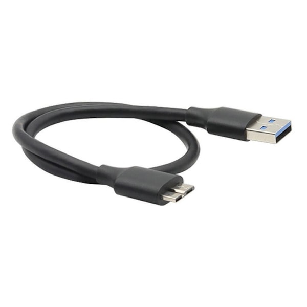 USB 3.0 AM Hane till Micro B Kabel Super Speed Adapter För Extern HDD Sladd E0P0 BLACKA 0.2M