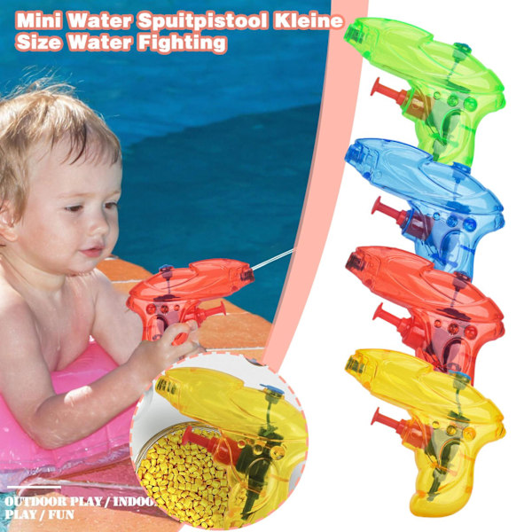 Mini Vattenpistol För Barn Sprutleksak Utomhus Strand Pool Spelfavorit Yellow Onesize
