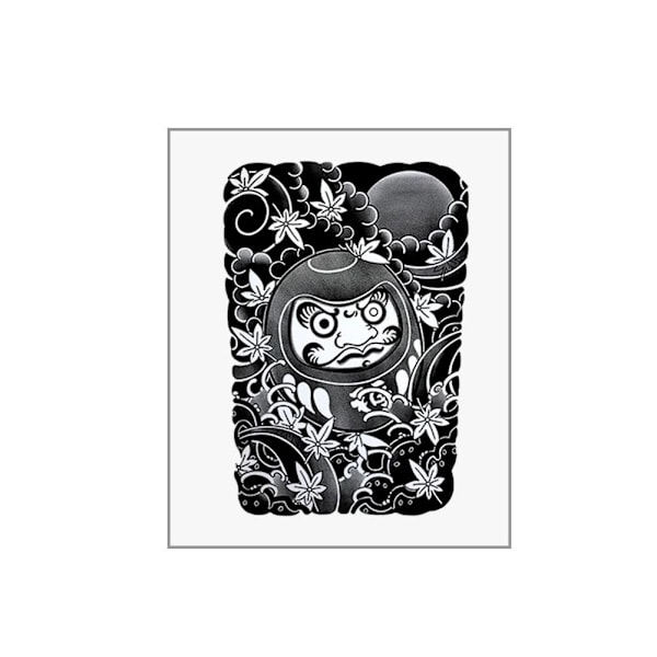 Japanska Tatuering Dekaler Vattentäta Blomma Arm Tatuering Dekaler Traditionella Tatuering Dekaler style 2 1pcs