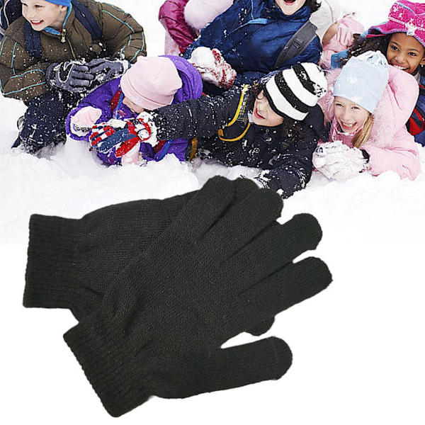 Barn Flickor Pojkar Barn Småbarn MAGIC Vinter Stretch HANDSKAR BARN Vante K3O5