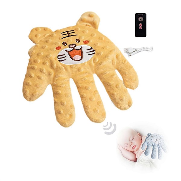 Lugnande Elektrisk Klappande Handflata Automatisk Mjuk Klappande Baby Leksak T3T3 tiger one