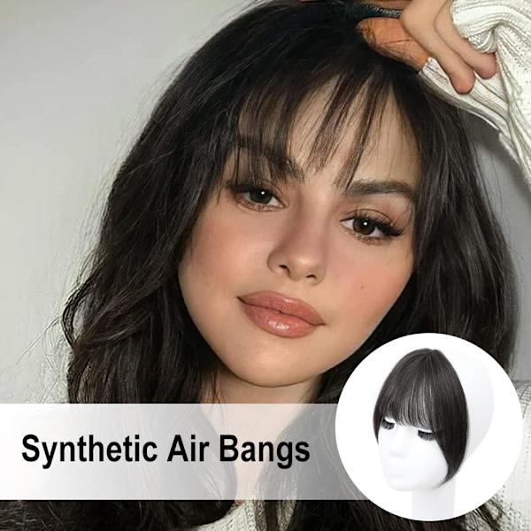 Syntetisk A1r Lugg Svart Fluffig Värmebeständig Fiber Håraccessoarer Hot Y6K5 black 1pcs