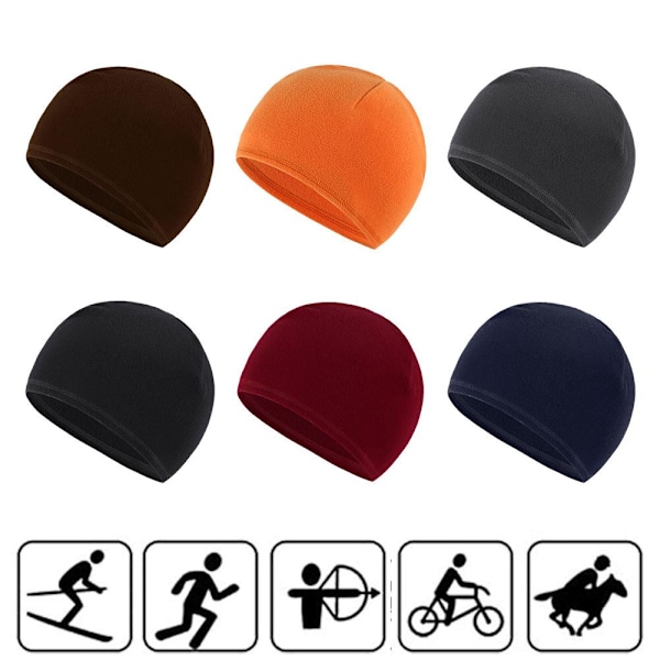 Hjälm Inner Mössa Huvudskydd Utomhus Motorsport Mössa Skull Cap Inner U4m1 red onesize