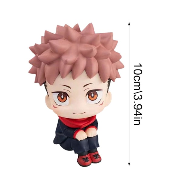 Mini Jujutsu Kaisen Gojo Satoru Kugisaki Tecknad Figur Actionfigur Modell Söt Anime Skrivbord N3V6 C 10cm