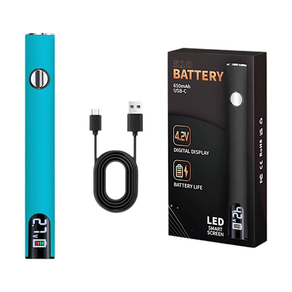 USB Elektrisk Lödkolv Kit 510 Svetslöd Verktyg Justerbar Varm J1 Blue One size