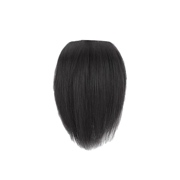 Uppgraderad Förtjockad Fluffig Hårförlängning Flerfärgad 15/25Cm Clips Osynlig Ny M4S7 Natural black15cm 1pcs