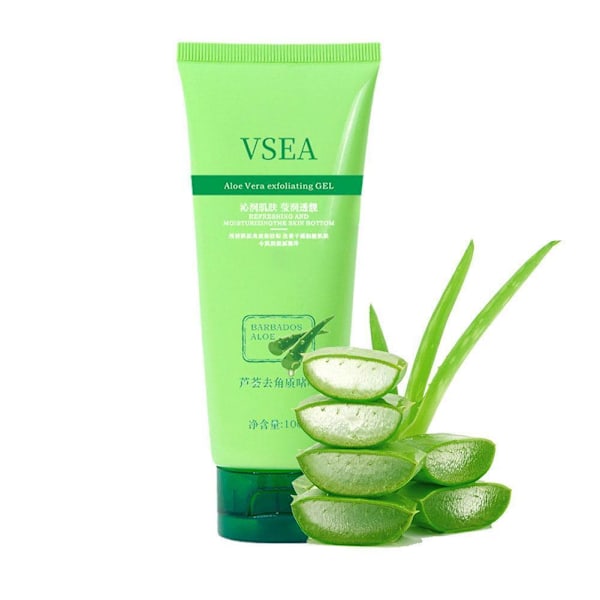 Aloe Vera Exfolierande Gel För Ansikts- och Kroppsskrubb Exfolierande Djuprengöring L6