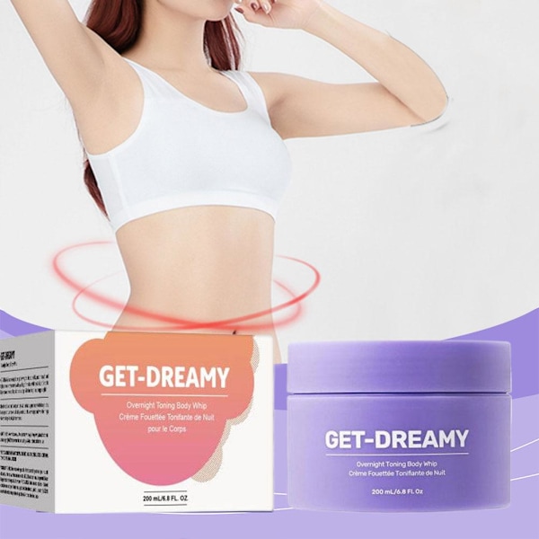 3 st GET-DREAMY Overnight Toning Body Whip 200 ml Kroppsfirm