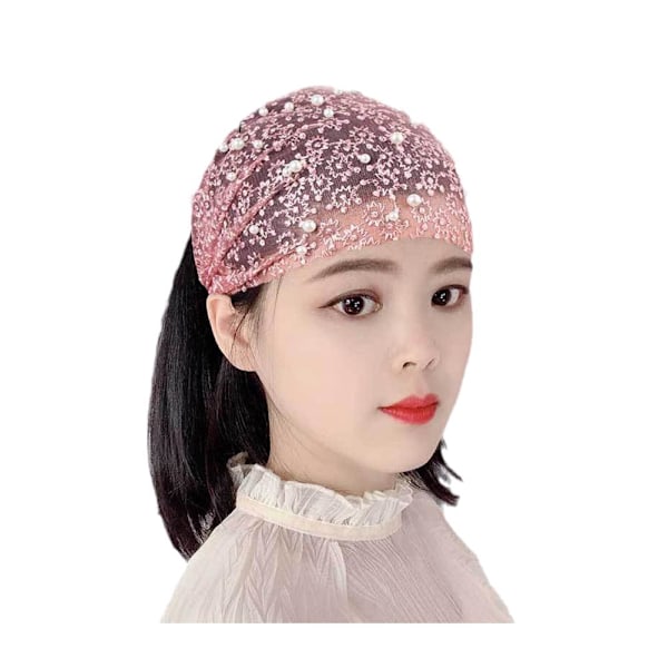 Utsvängd Hårband med Blommor, Koreansk Stil för Smink ✨ U5T9 pink one-size