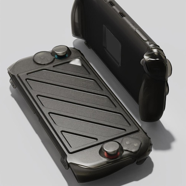 Standgrip Frontskyddspaket för Nintendo Switch 2 Skyddsfodral Ställbart Fodral Mjukt Skal T9w7 Black suit 1set