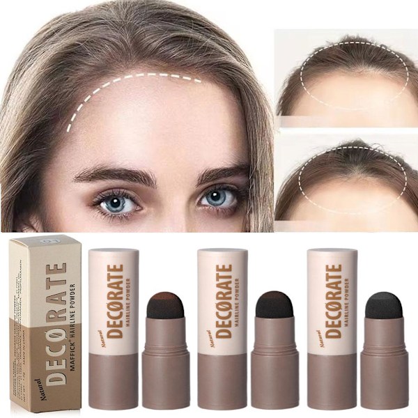 Maffick Naturligt Försköna Hårfästepuder För Styling Vattentätt Svettsäkert Icke-Fällande W1y7 coffee 1pcs
