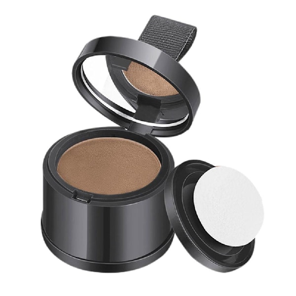 Svart Hårskugga Puder Snabbt Hårfäste Fyllningspuder Vattentätt  light coffee color 4.5g