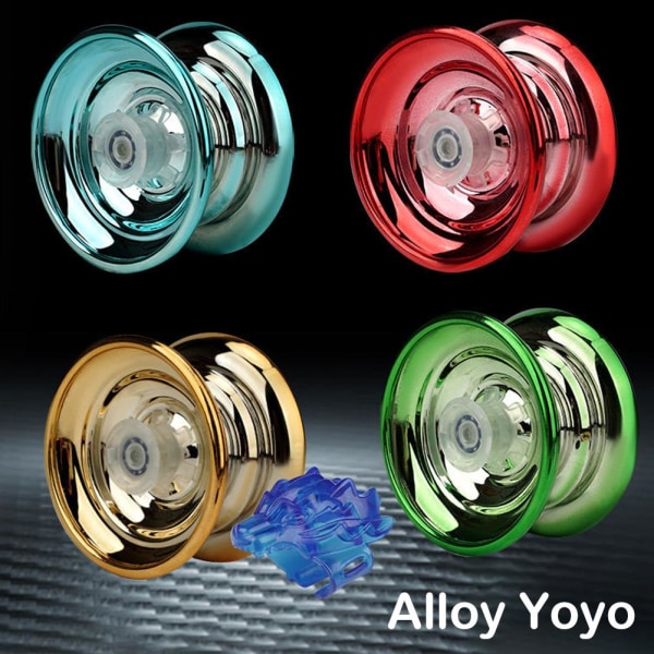 4 färger Magic YoYo Professionell aluminium Boy Toys High Speed Be green onesize