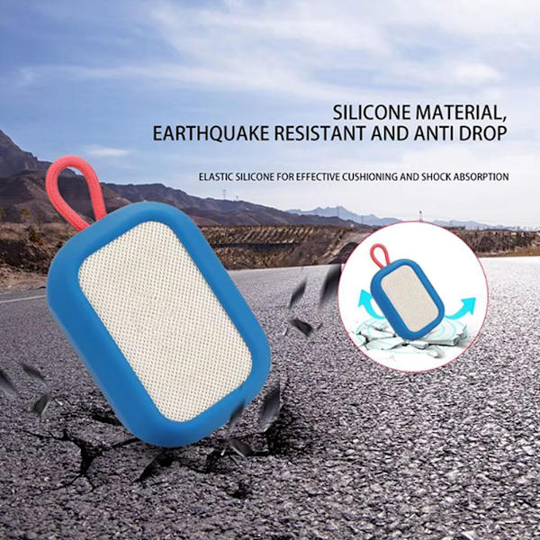 För SoundCore Select 4 Go Bluetooth-högtalare Skyddsfodral Silikonskydd Q4I2 White 1set