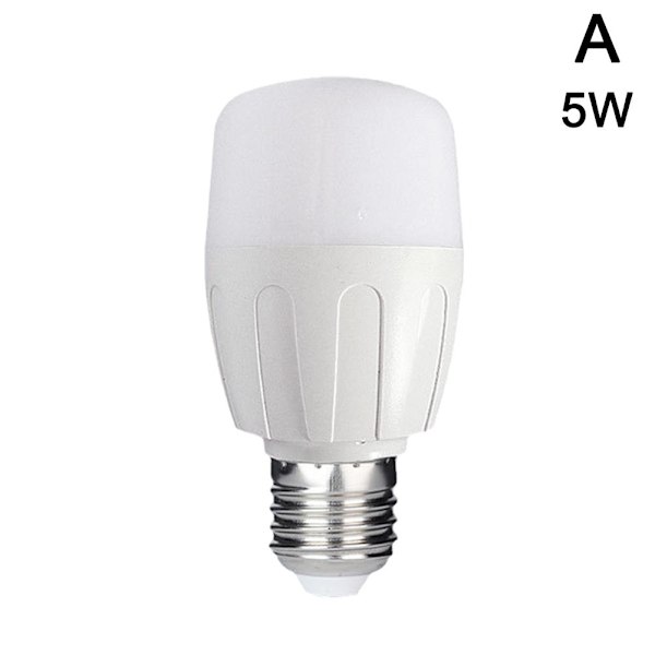 E27 Ljudradar Rörelsesensor LED Natt 5W 9W Vita Lampor Glödlampa USN 9w one-size