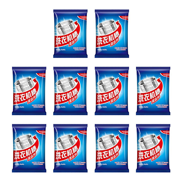 Tvättmaskinsrengöring/Allrengöringsmedel för fläckborttagning CQ D 10pcs