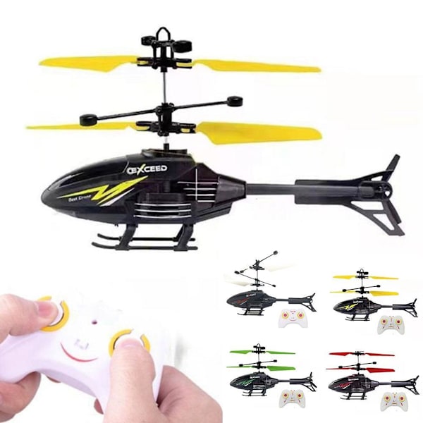 Fjärrkontroll Induktionshelikopter Med Fjärrkontroll Kan Accelerera Hängande Flygande Leksak Lämplig För Interaktiva Flygleksaker green with Remote control
