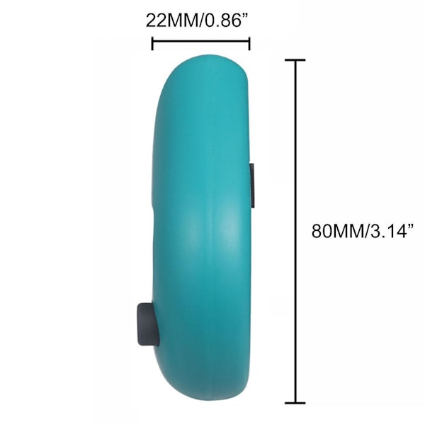 Duschtimer för barn och vuxna, digital duschtimer, vattentät Ene light green without  battery