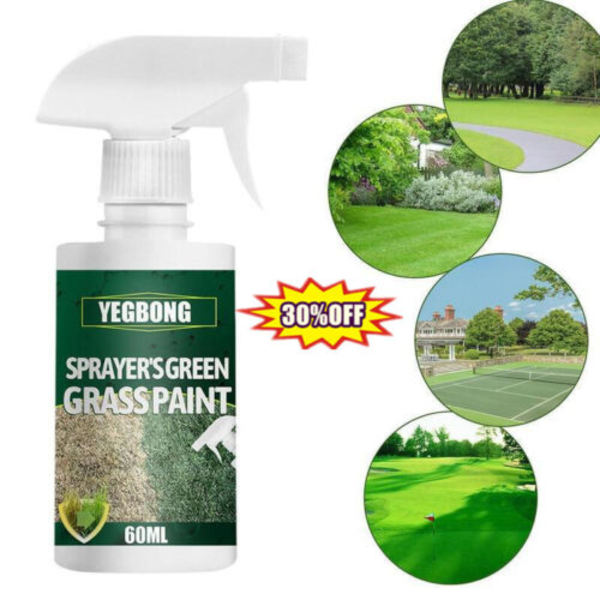 Grön Gräsfärg För Gräsmatta Spray Växtfärg Reparation Hög Förbättring~60ml Kvalitet Z5I7