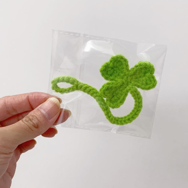 Kreativ Stickad Virkad Löv Grodd Datakabel Rem Handgjord H UK Lager leaf one-size