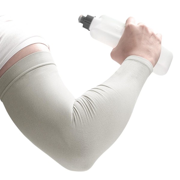 1 Par Kylande Armskydd UV Solskydd Sport Utomhus no hand cover white