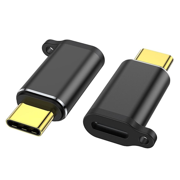 Adapter för Lightning-hona till USB-C hane för IPhone15 PD Data black Aluminum alloy