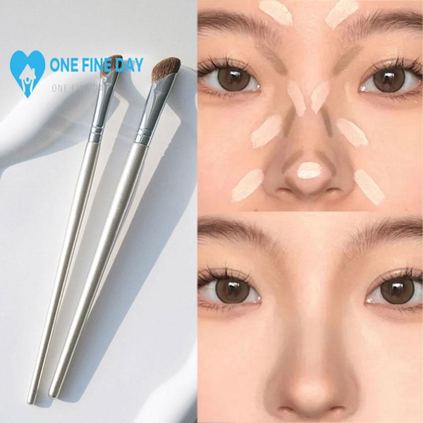 Nässkuggsborste Konturborste Bronzerborste Sminkverktyg W0t5 S Nasal Shadow Brush
