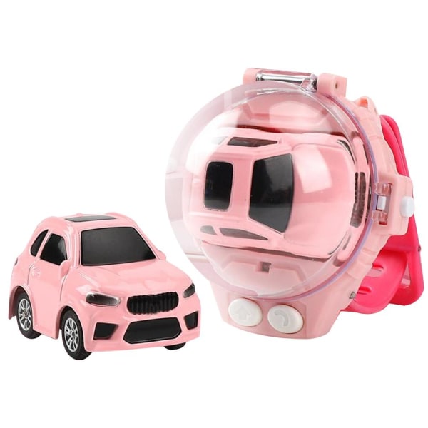 Watch på RC Car Toy RC Mini Fjärrkontroll Car Watch Ackompanjera med random mini