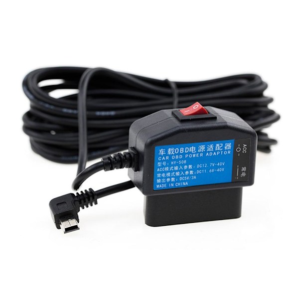 24 timmars parkeringsövervakare laddare OBD till USB adapter X0G9 kabel✨y Micro USB Straight