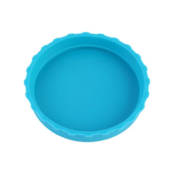 Dryckesburkslock Läcksäkra Förseglade Silikonburkar Cola Praktiska Lock Burk Järn Bekväm S8p9 blue one-size