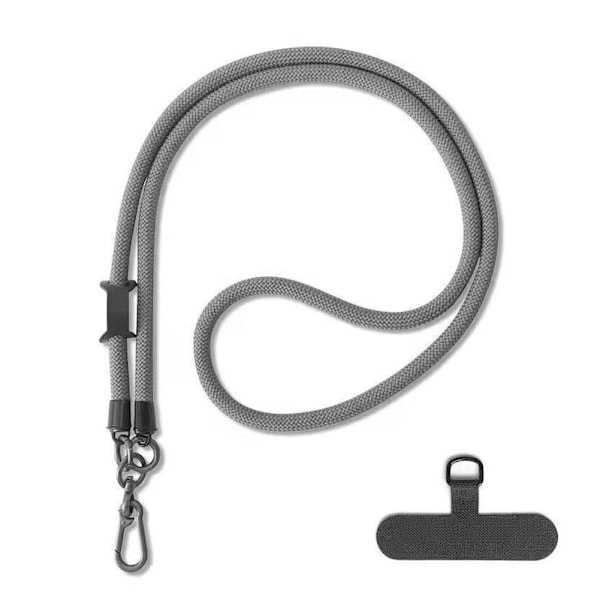 Justerbar Längd Mobiltelefon Halsband Snodd För iPhone 13 15 Pro 14 Max.UK gray 10mm