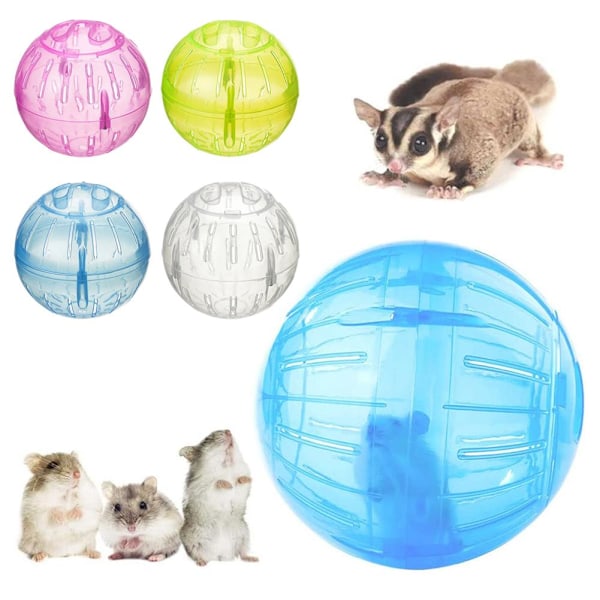 Transparent Akryl Hamster Löpboll Hamster Leksaker Mini Runni yellow 1pcs