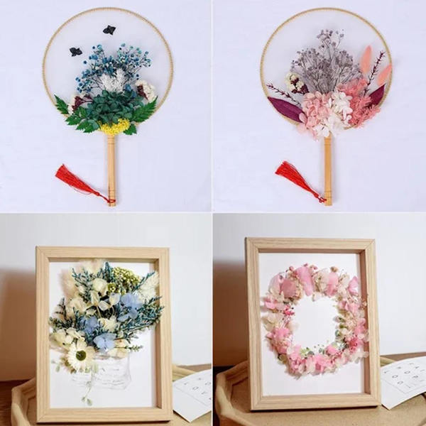 Blandade Torkade Blommor För Resin Smycken Torkade Växter Pressade Blommor Tillverkning D5E6