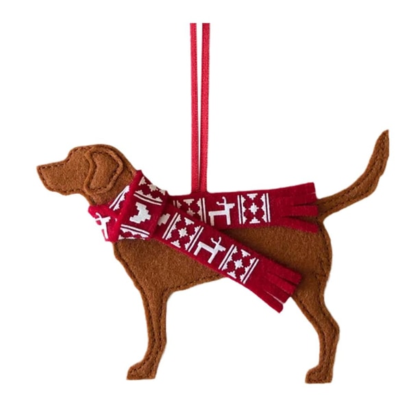 ZXCVWWE Retrieverpresenter - Labrador Juldekoration, Labrador O black One-size