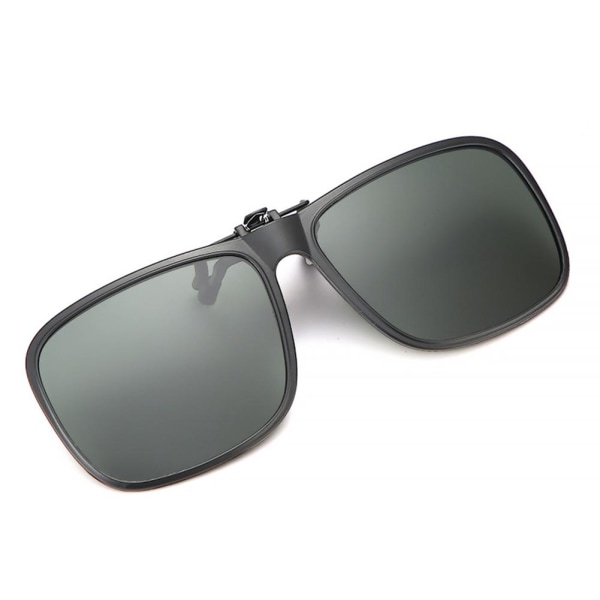 1st Single Clip-on utomhus polariserade uppfällbara linser Solglasögon M black one-size