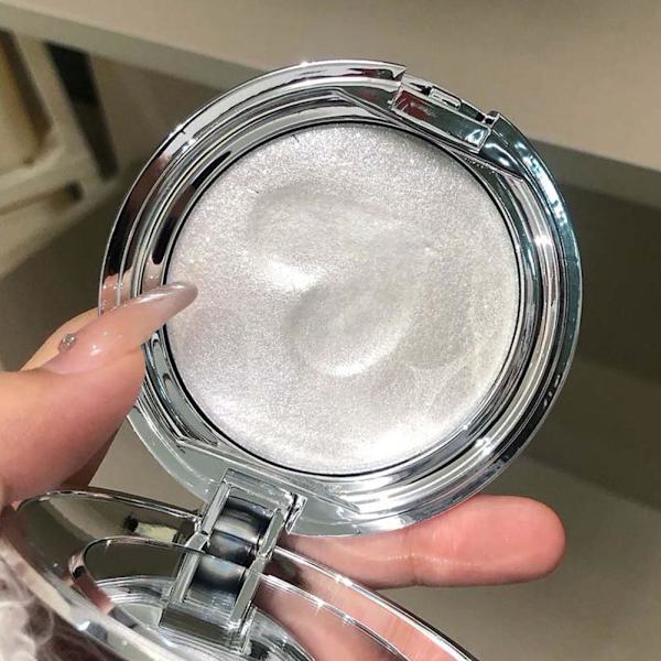 Ansiktskontur Puder Palett Shimmer Highlighter Skimmer Puder Smink Ny E7 03 # Pink Sparkle 10g