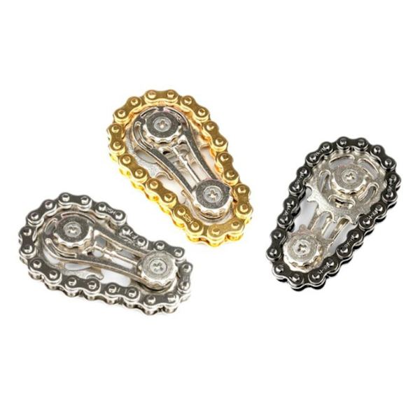 Hand Spinner Kedjeväxel Fingertopp Drev Stress Relief Leksak Fidget Spinner HET Golden 1pcs