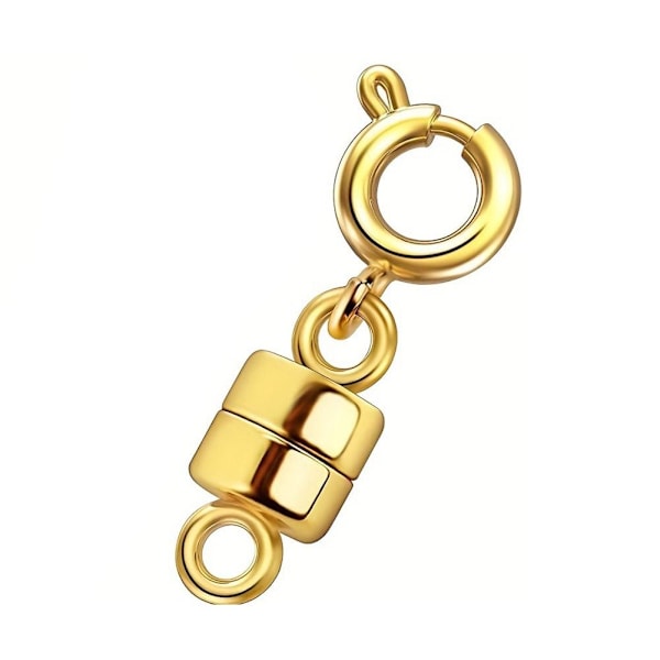 Silver Guld Magnetlås Krok För DIY Armband Halsband Smycken HOTN F0J5 Golden One size