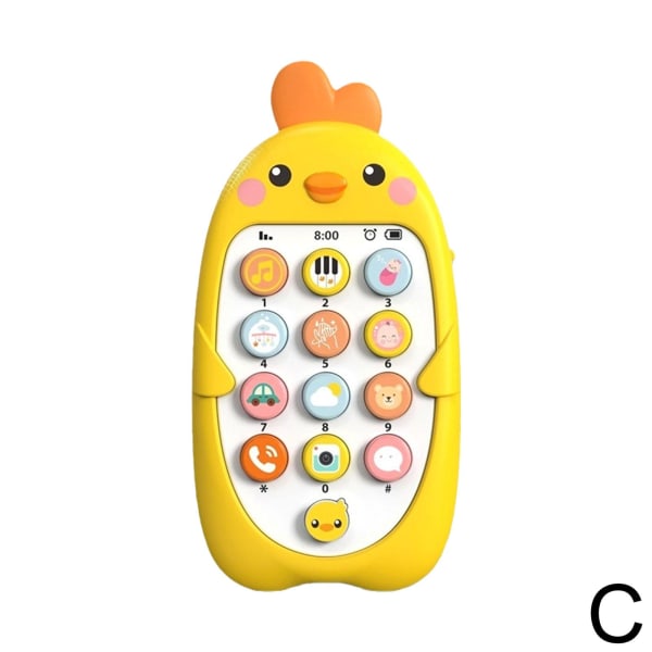 Baby mobiltelefon leksak 6 - 12 månader låtsas telefon leksak musikalisk  leksak blue One-size d30e | blue One-size | Fyndiq