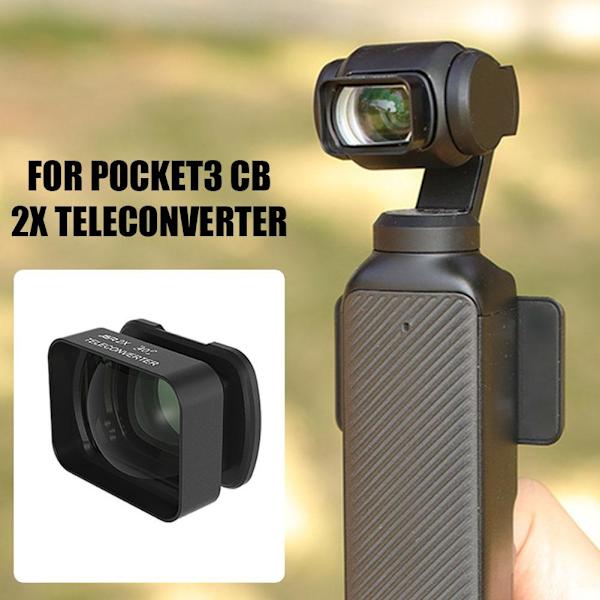 2X Förstoringslins för Pocket 3, Teleobjektiv för fotografering på långt avstånd✨.