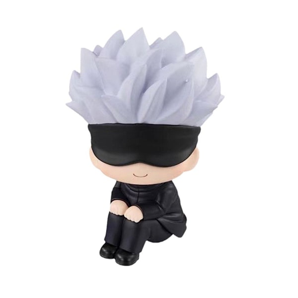 Mini Jujutsu Kaisen Gojo Satoru Kugisaki Tecknad Figur Actionfigur Modell Söt Anime Skrivbord N3V6 B 10cm